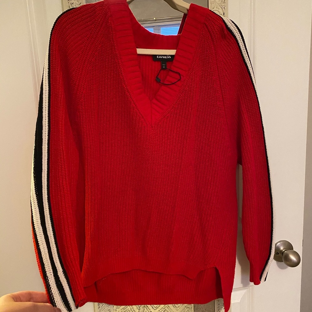 NWOT red sweater - Picture 2 of 3